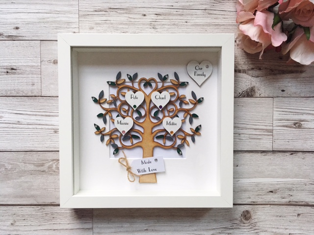 FAMILY TREE FRAME - DARK TEAL - Image 2
