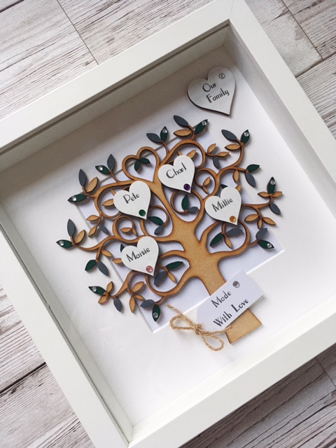 FAMILY TREE FRAME - DARK TEAL