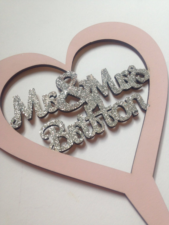 WEDDING CAKE TOPPER