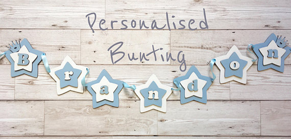 PERSONALISED BUNTING | CHILDREN'S GARLAND | STAR