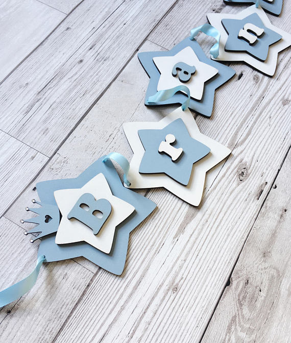 PERSONALISED BUNTING | CHILDREN'S GARLAND | STAR - Image 2