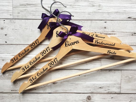 WEDDING HANGER | BRIDAL PARTY | NATURAL