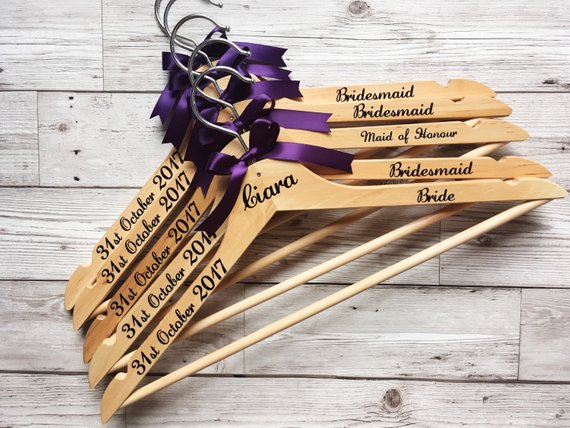 WEDDING HANGER | BRIDAL PARTY | NATURAL - Image 3