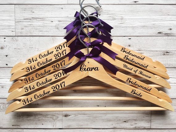 WEDDING HANGER | BRIDAL PARTY | NATURAL - Image 2