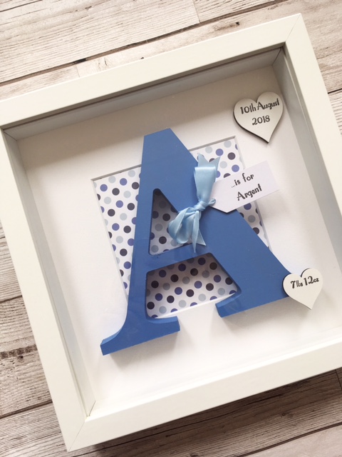 PERSONALISED INITIAL FRAME | BOY - Image 2